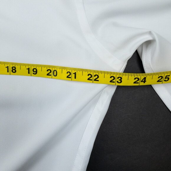 State & Liberty Performance Dress Shirt Men's XL Athletic Solid White Stretch - Picture 15 of 15